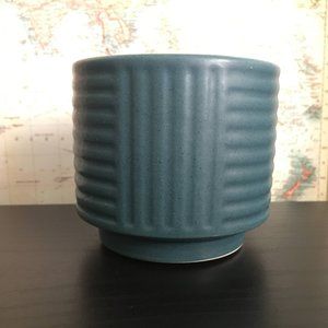 SALE! Target Bullseye Mini "Blackish Green" Ceramic Planter.